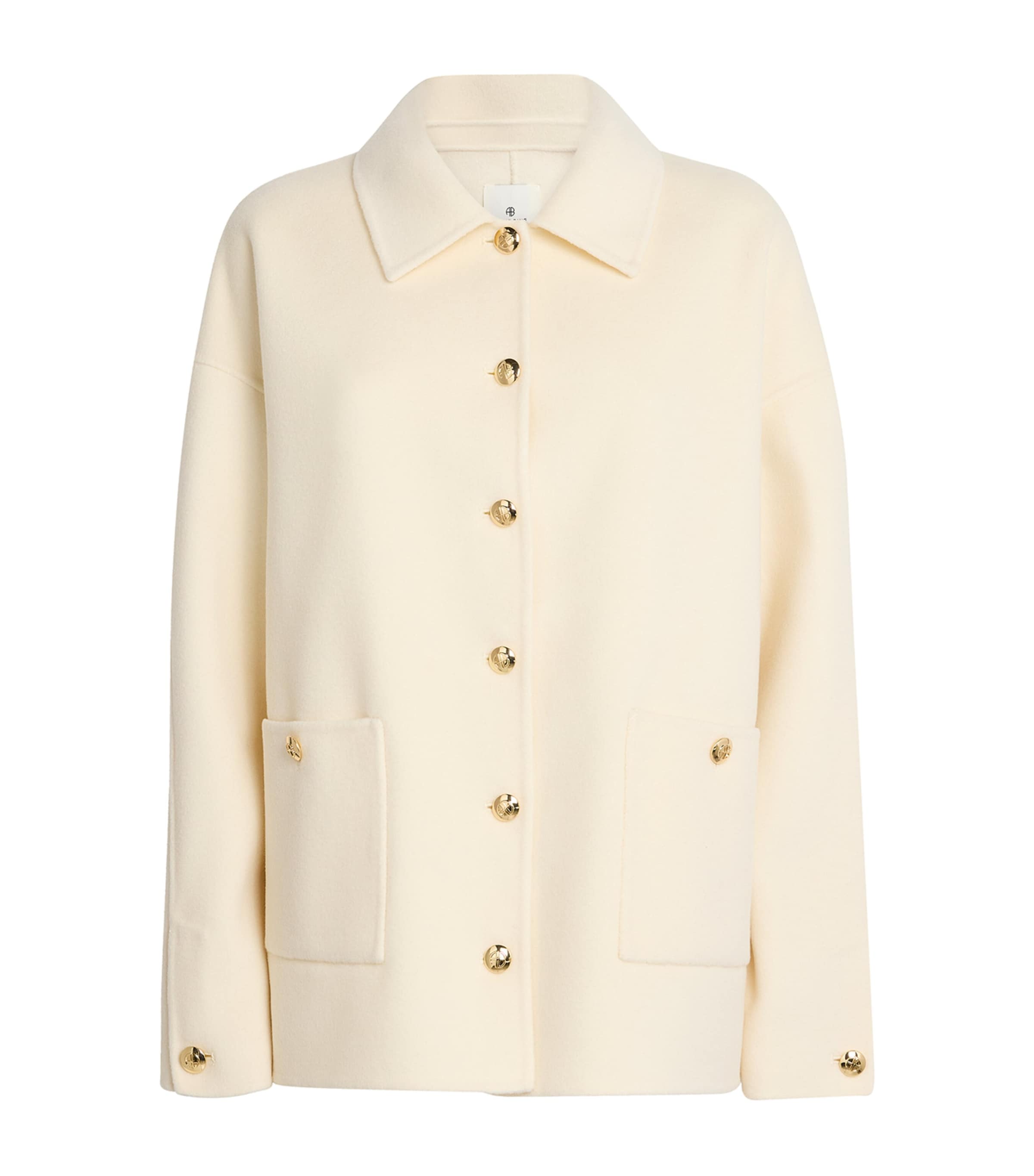 Ivory Wool-Cashmere Luca Jacket