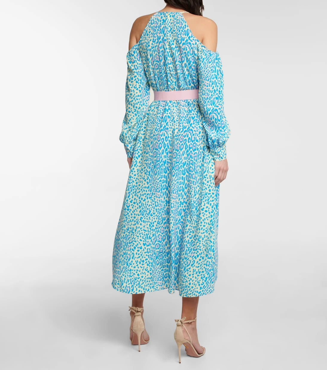 Stella McCartney - Animal-print silk midi dress