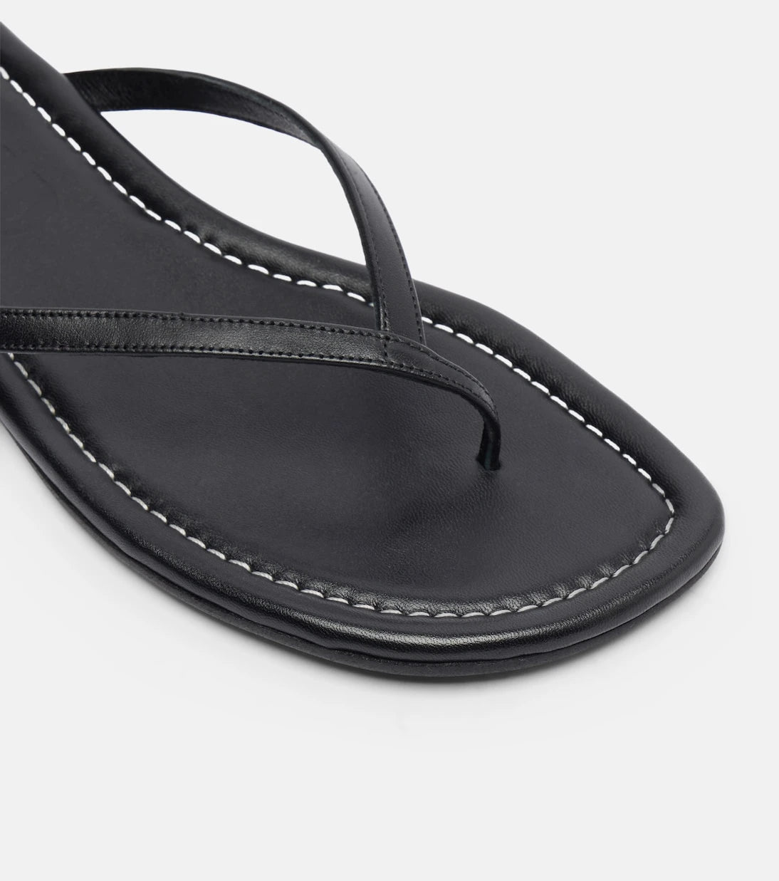 Staud - Freja leather thong sandals