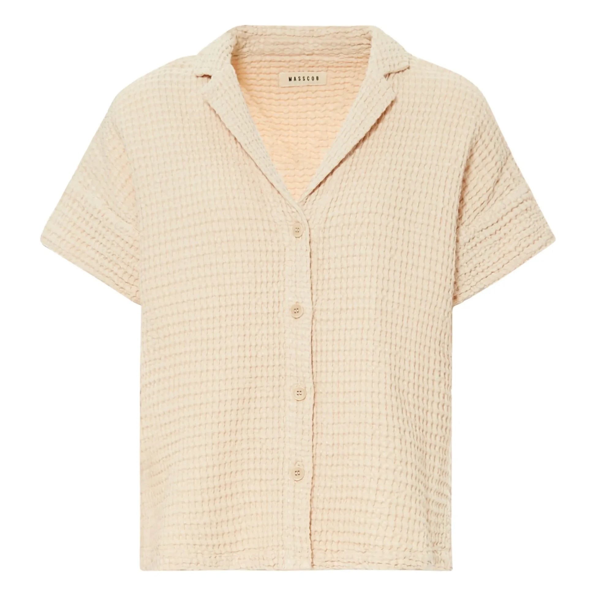 Masscob - Laguna cotton and linen shirt | Ecru