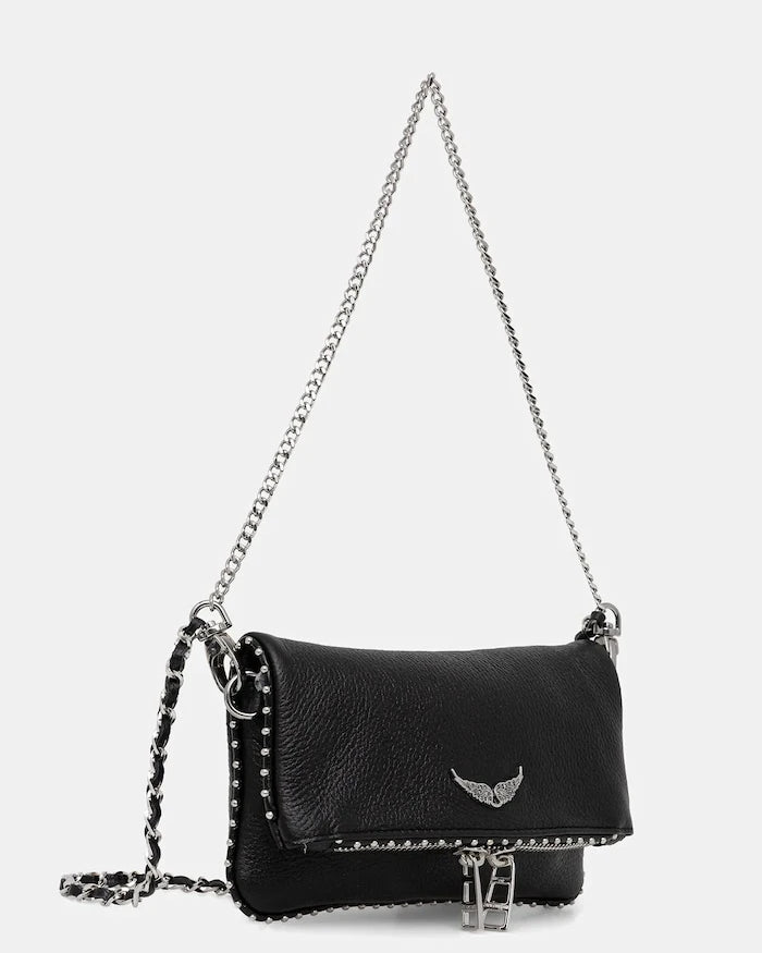 ZADIG&VOLTAIRE ROCK NANO GRAINED LEATH STUDS Deri Çanta