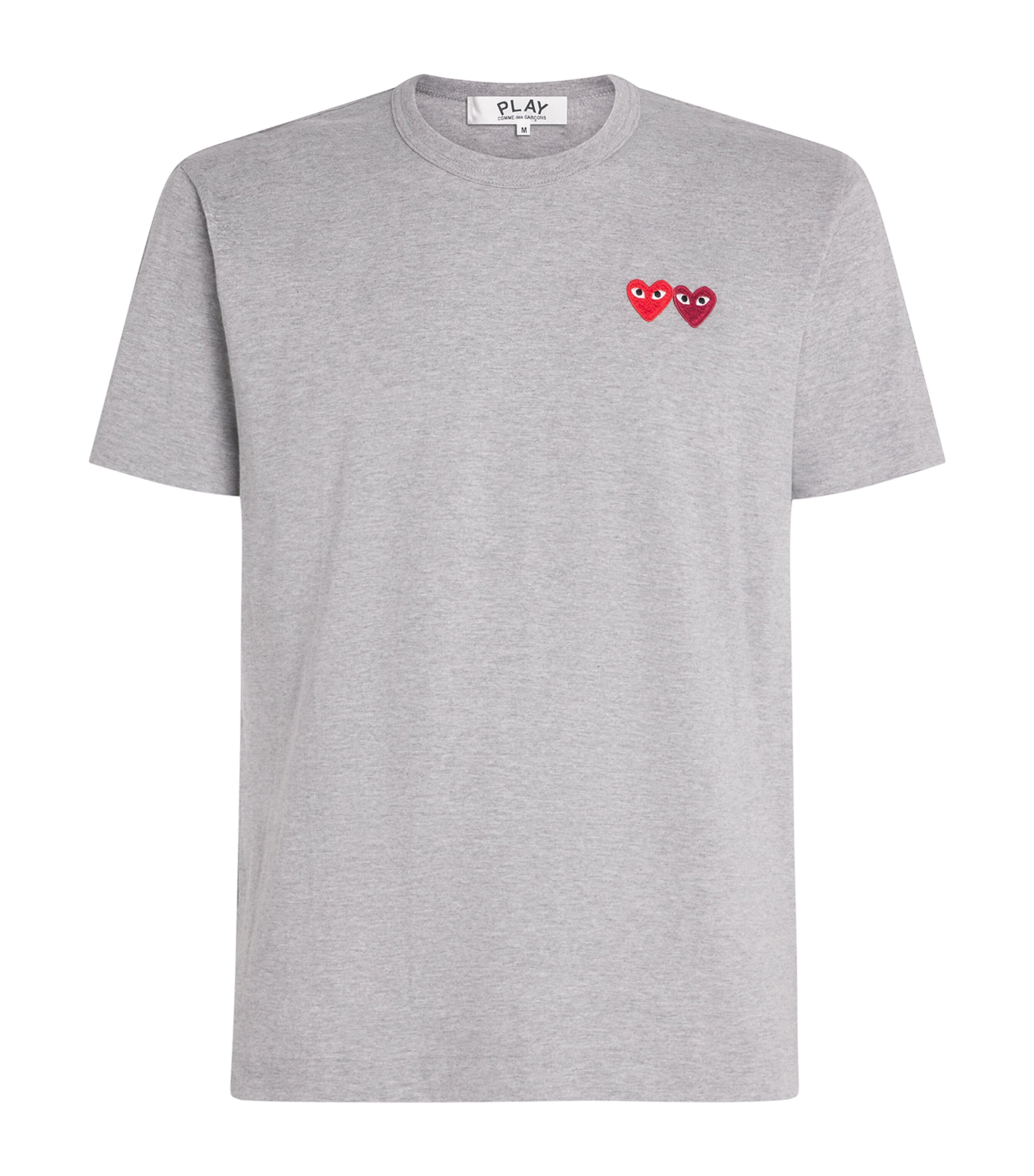 Comme Des Garçons Play Embroidered Double-Heart T-Shirt