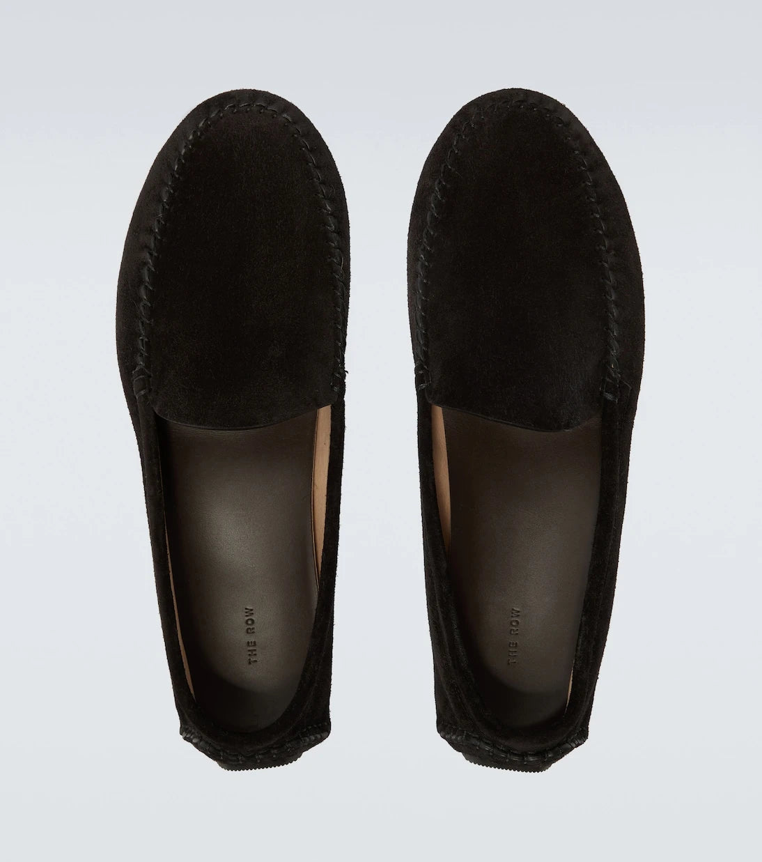 The Row - Lucca suede slip-on shoes