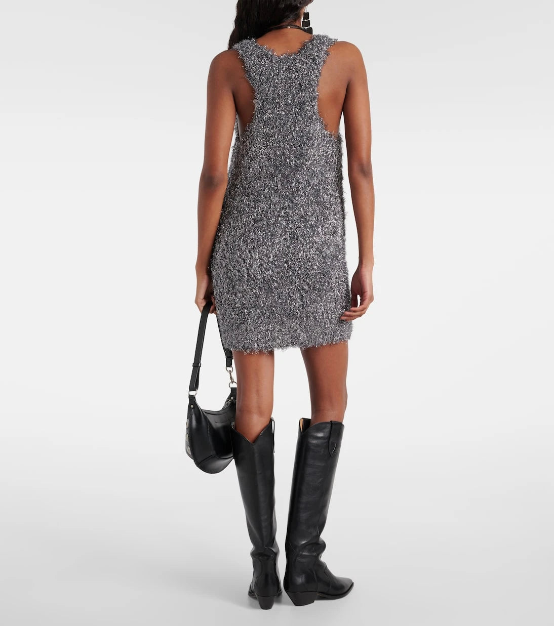 Isabel Marant - Windy metallic knit minidress