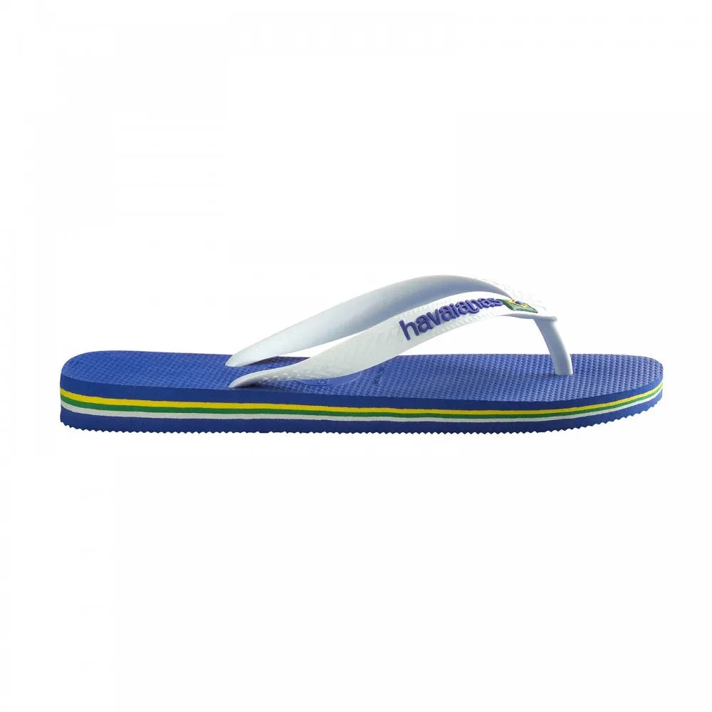 Havaianas - Brasil Logo Flip Flops | Navy blue