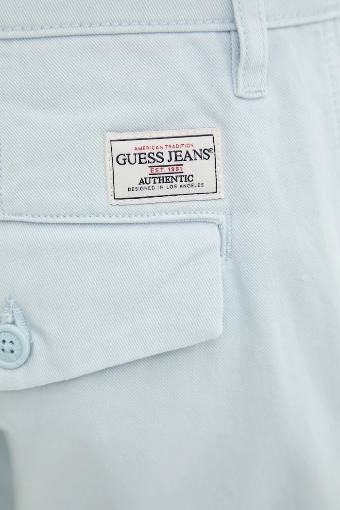 Pamuklu kısa şort Guess Jeans
