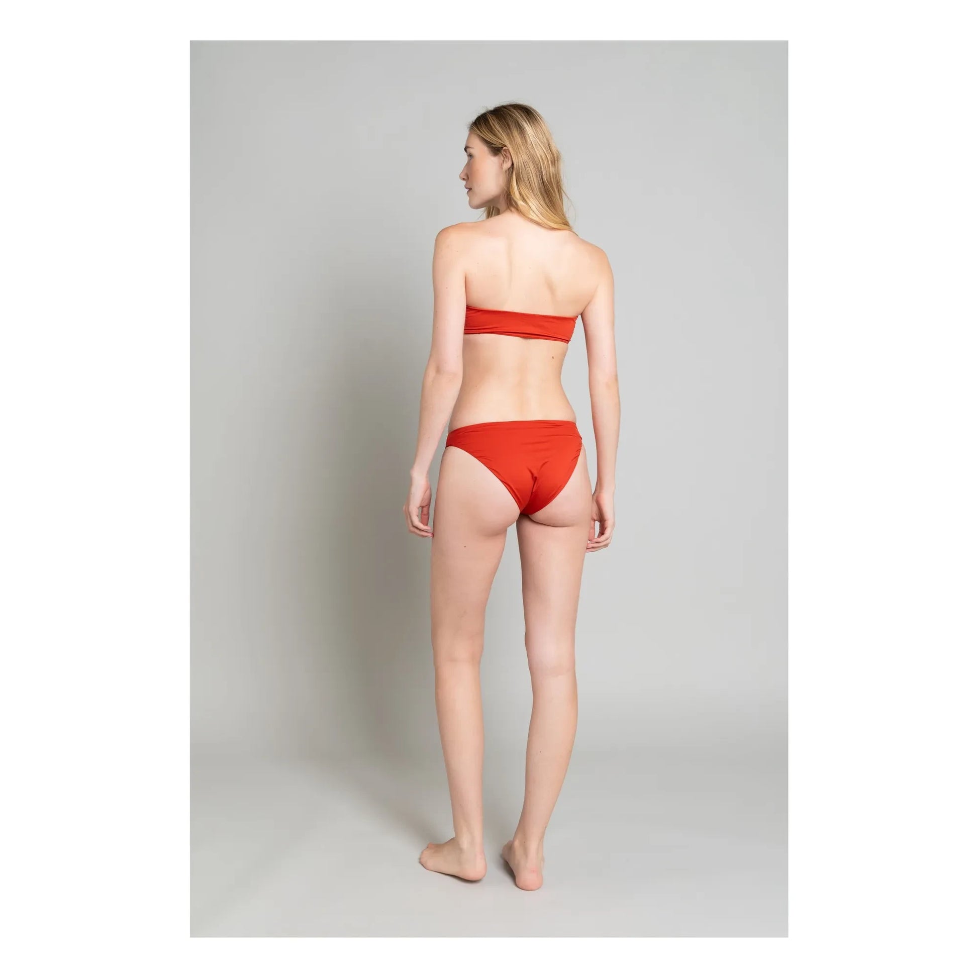 Smallable Woman - Low cut swimsuit Lisa | Brick red