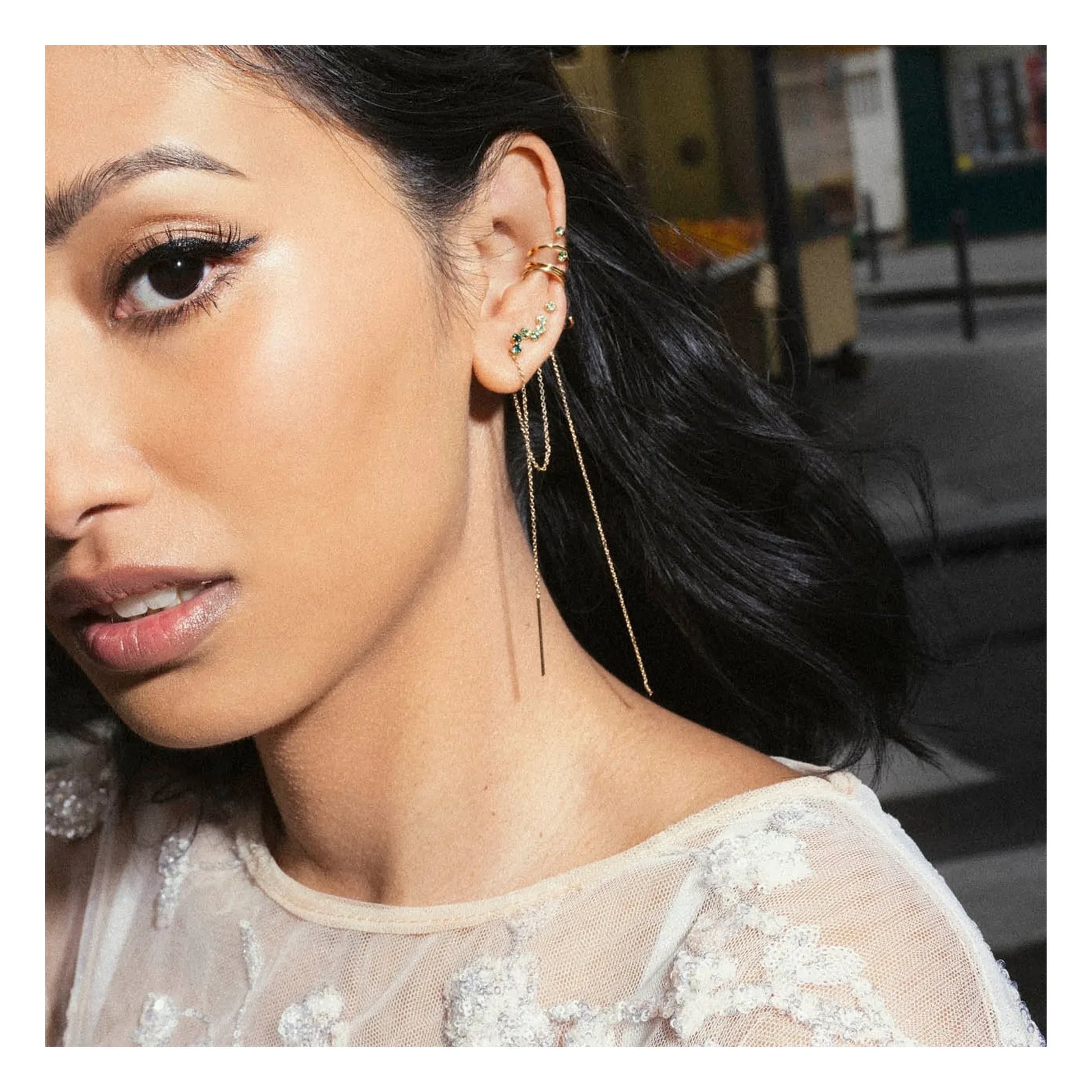 April Please - Earcuff Ernest | Champagne
