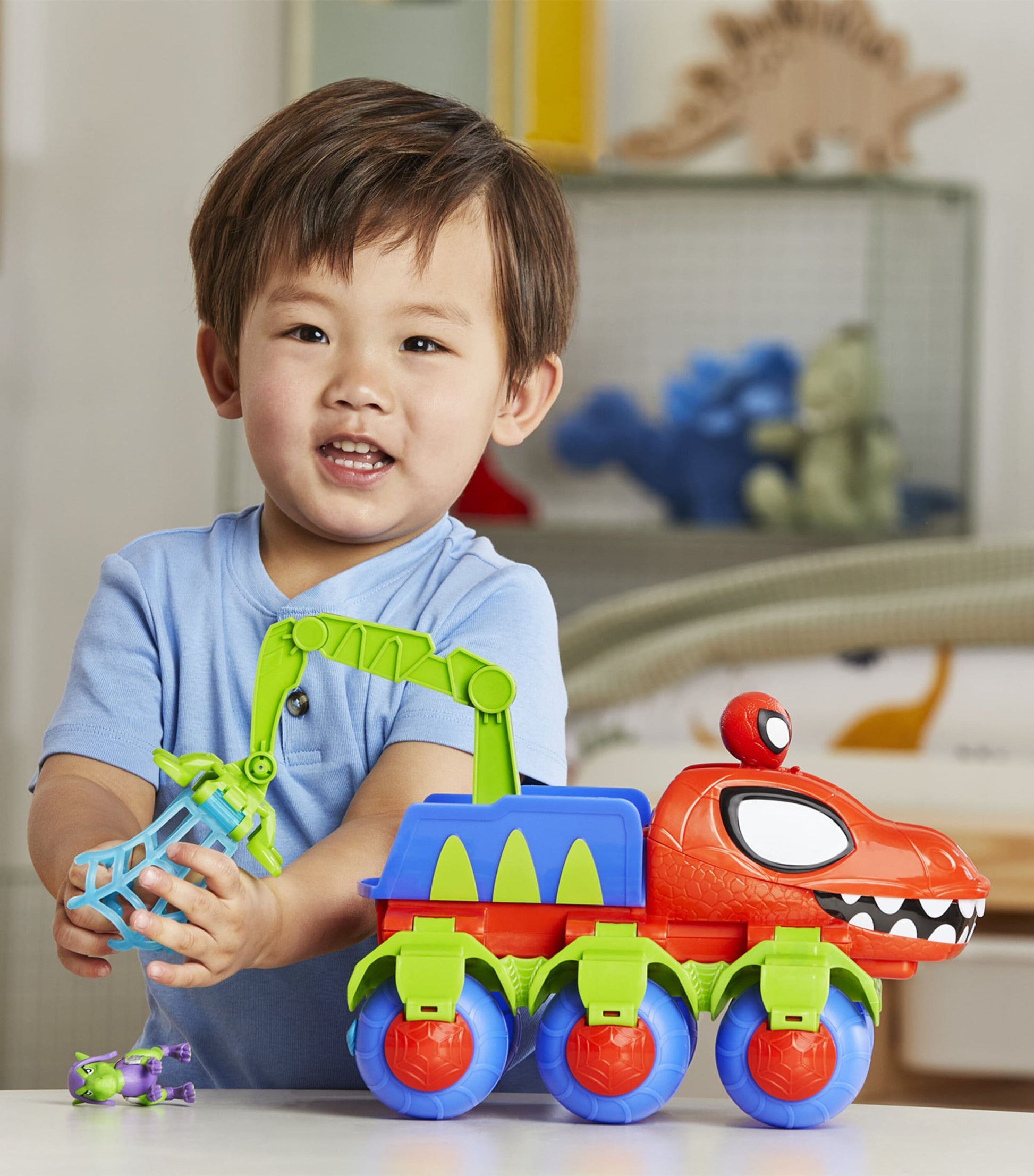 Marvel Spidey and His Amazing Friends Dino-Webs Crawler