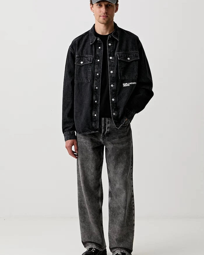 Karl Lagerfeld Jeans erkek pamuklu tişört