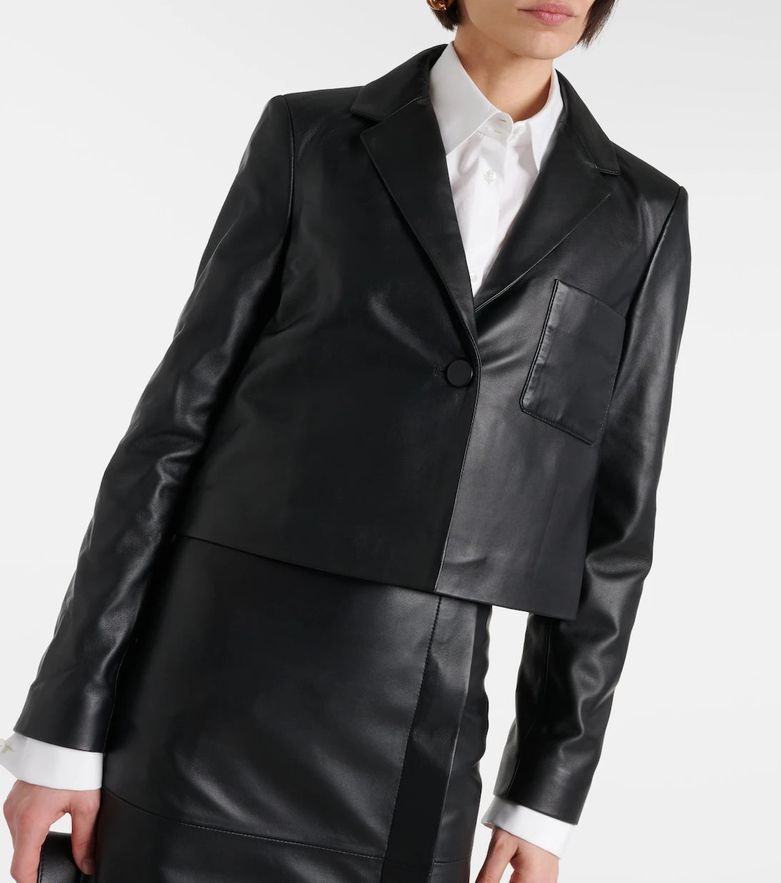 Joseph - Cropped leather jacket