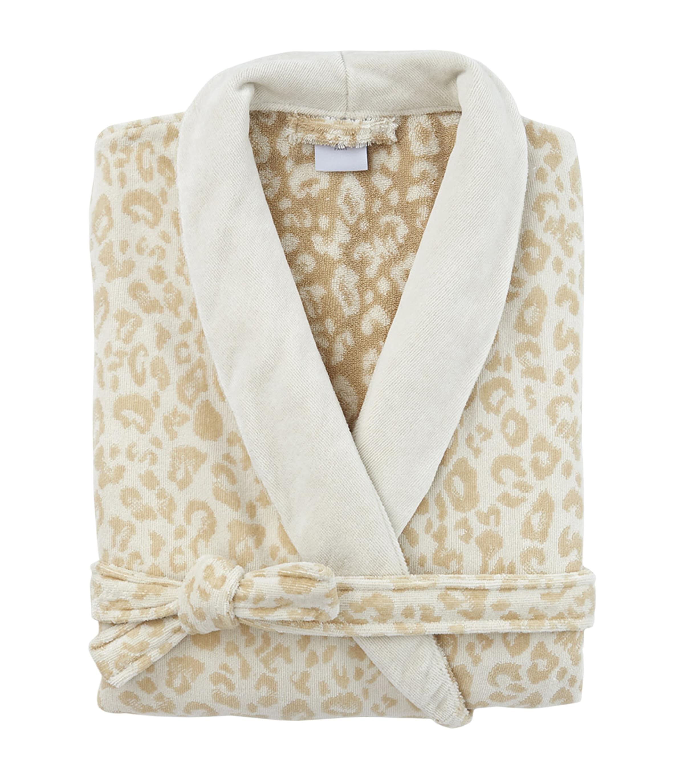 Yves Delorme Leopard Print Robe