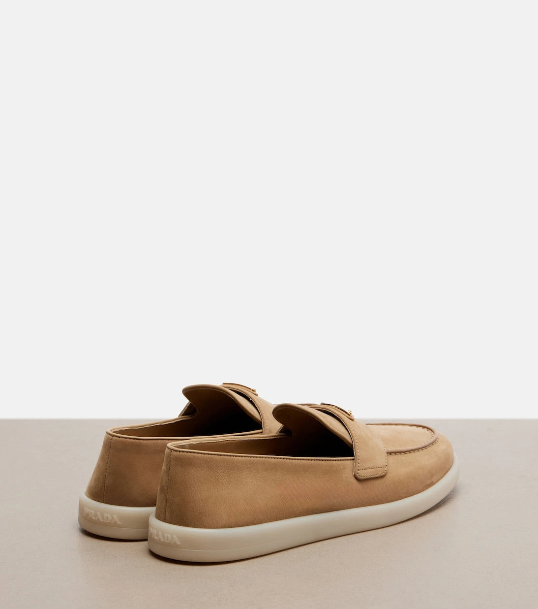 Prada - Leather loafers