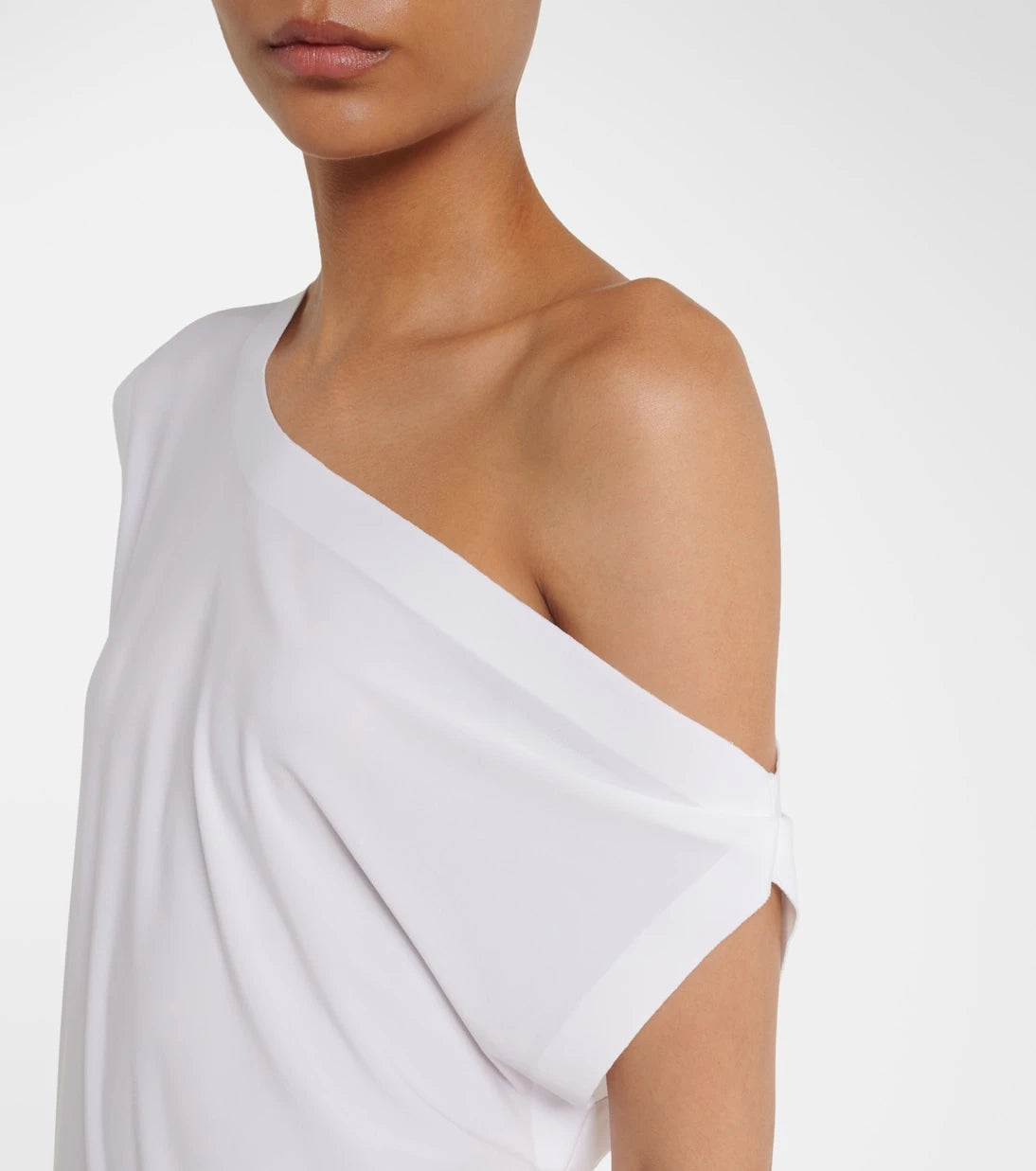Norma Kamali - One-shoulder jersey maxi dress