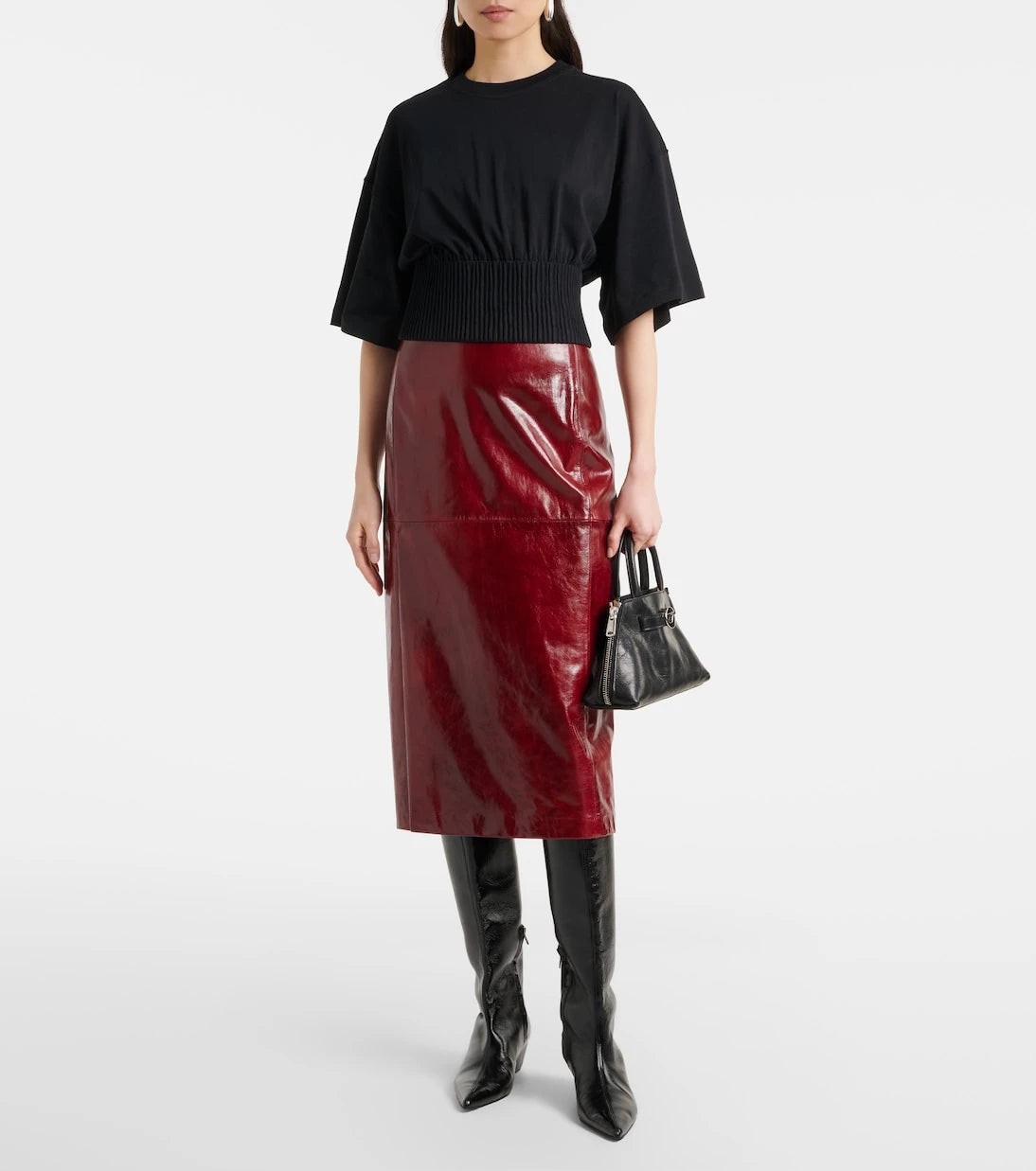 Sportmax - Fosco cotton jersey top