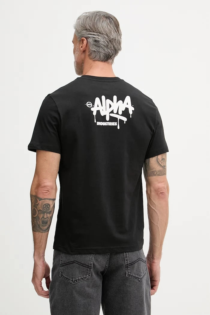 Alpha Industries тениска мъжка от памук Signature