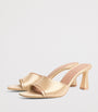 Malone Souliers Metallic Satin Roxanne Mules 70