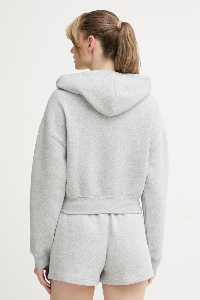 Under Armour kadın pamuklu kapüşonlu fermuarlı sweatshirt Icon