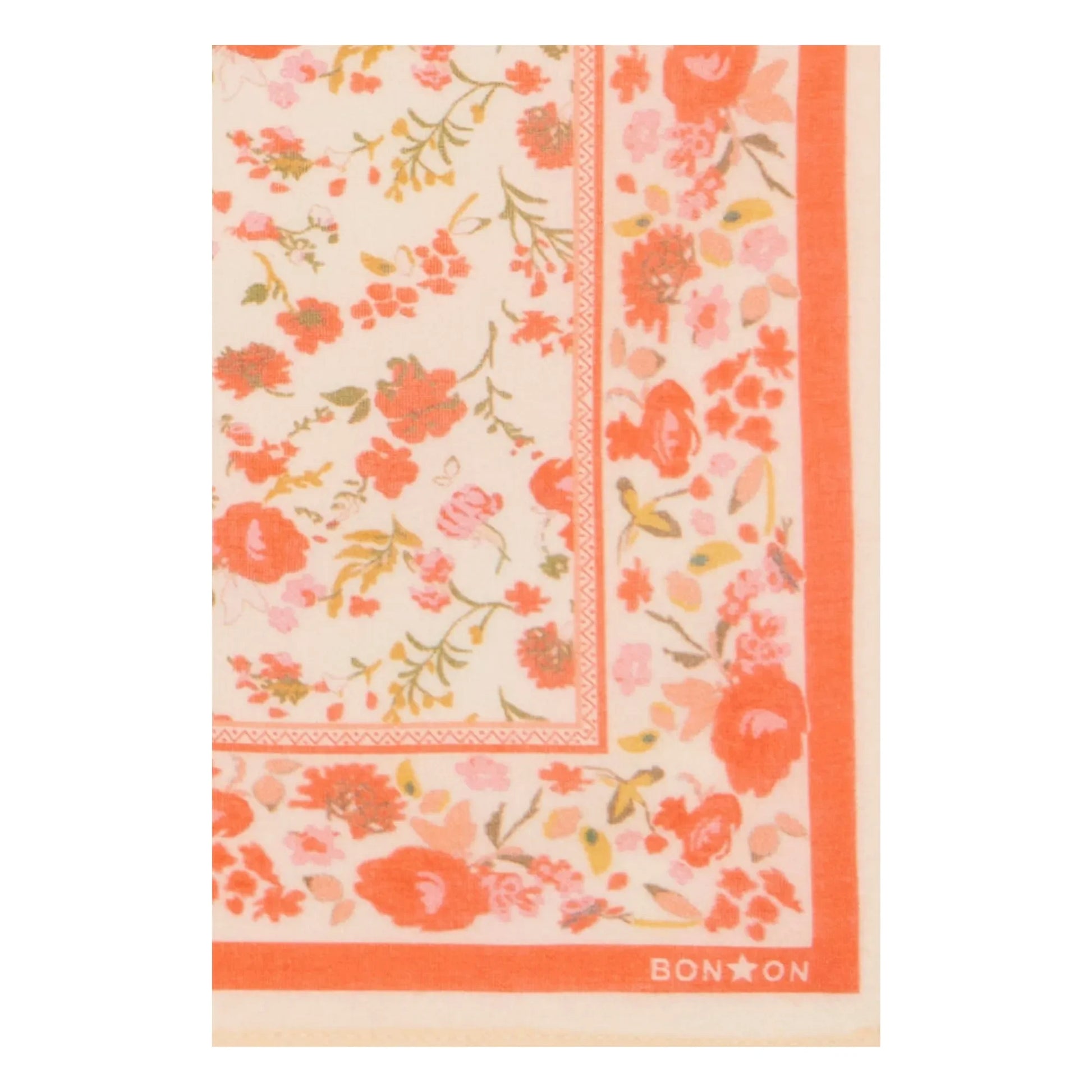 Bonton - Foulindienne Fleuri Scarf | Red