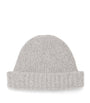 John Smedley Cashmere-Wool Ribbed Beanie
