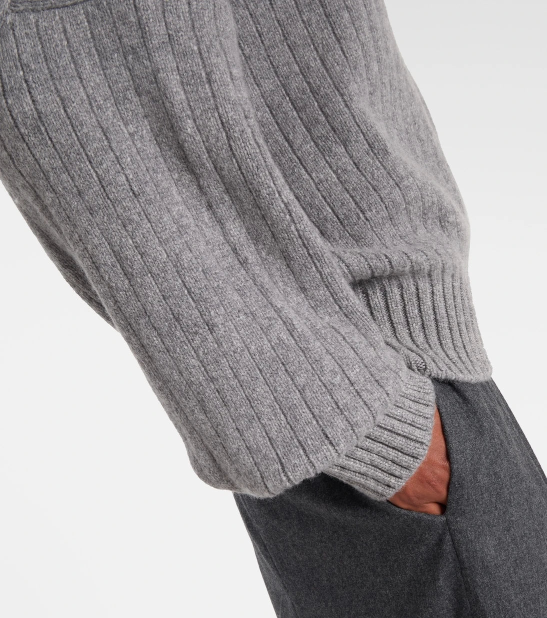 Khaite - Lennox ribbed-knit cashmere sweater