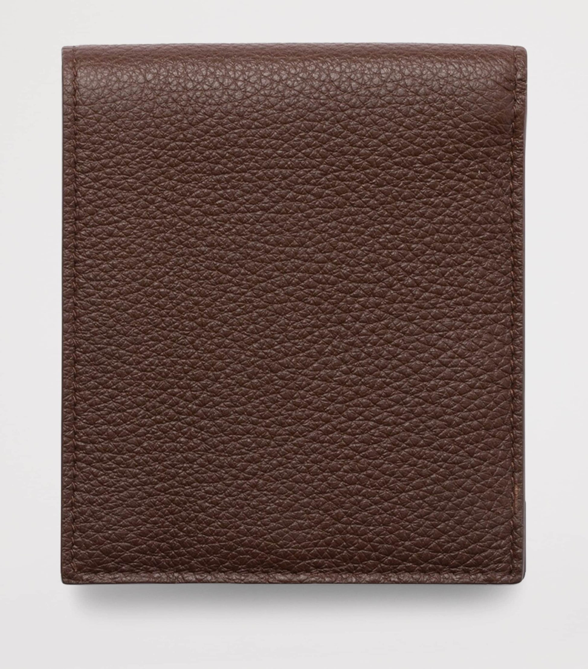 Prada Grained Leather Triangle Wallet