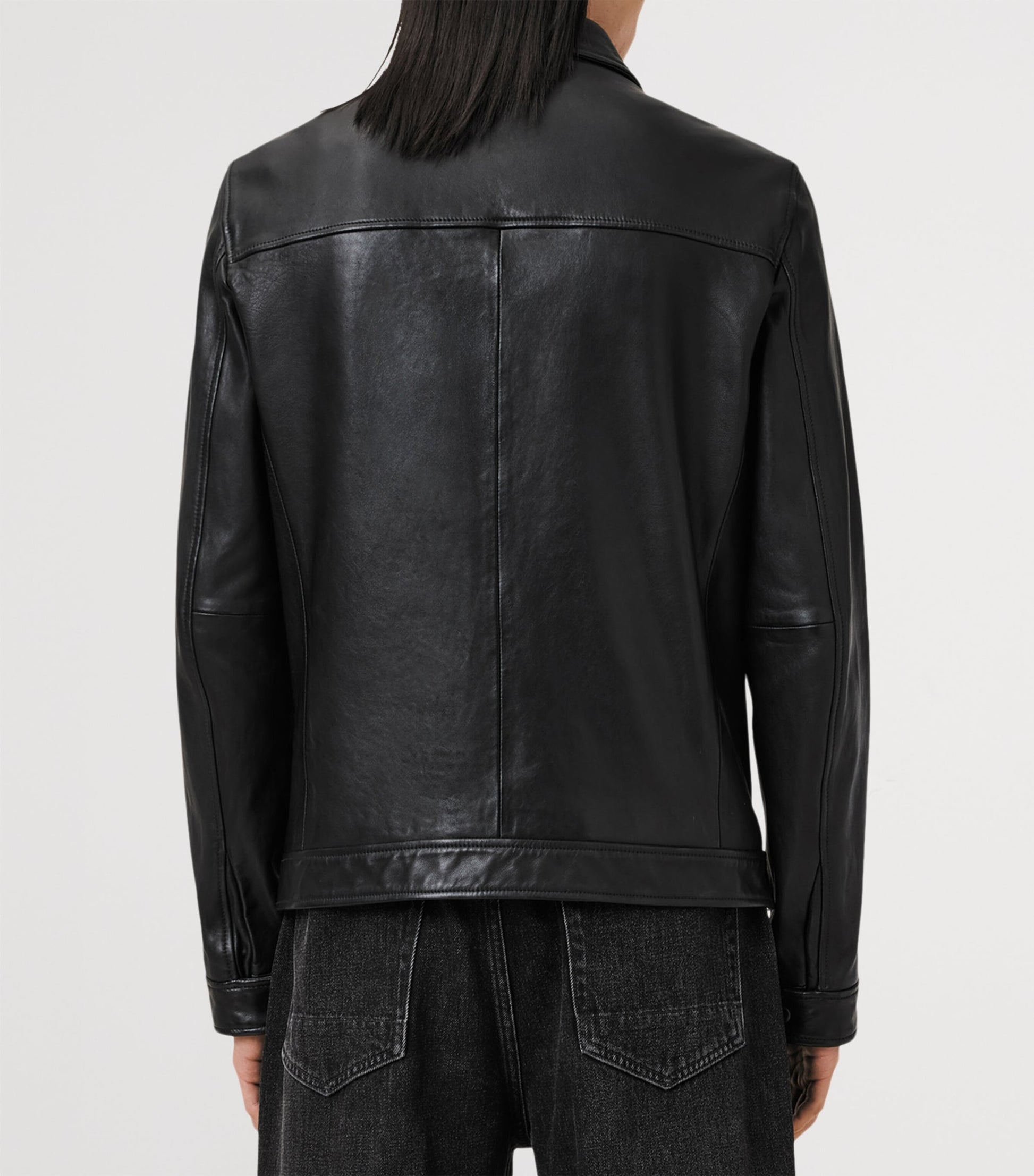 Black Leather Luck Jacket