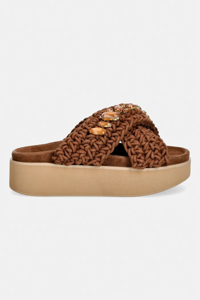 Чехли Inuikii Woven Stones Platform