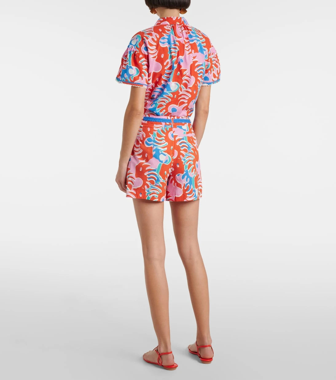 Poupette St Barth - Chantal printed cotton shorts