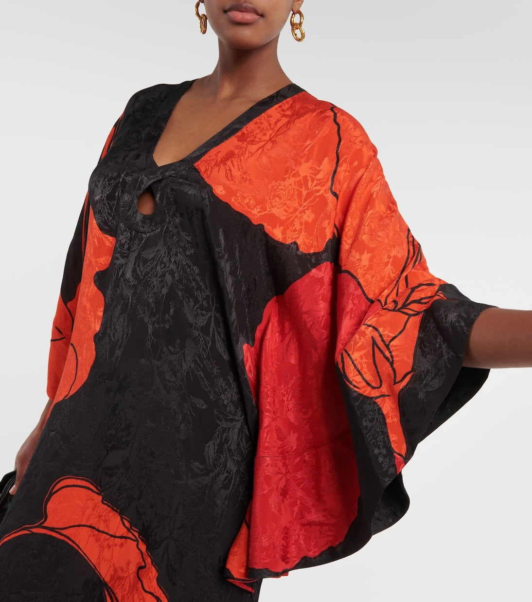 Johanna Ortiz - Floral jacquard maxi dress