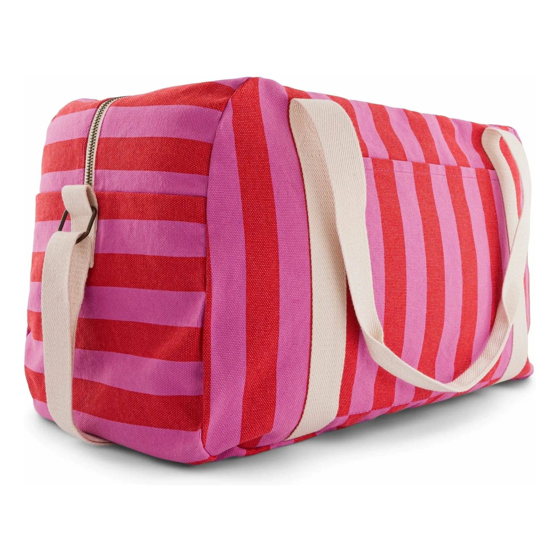 Rose in April - Raphaël striped diaper bag | Pink