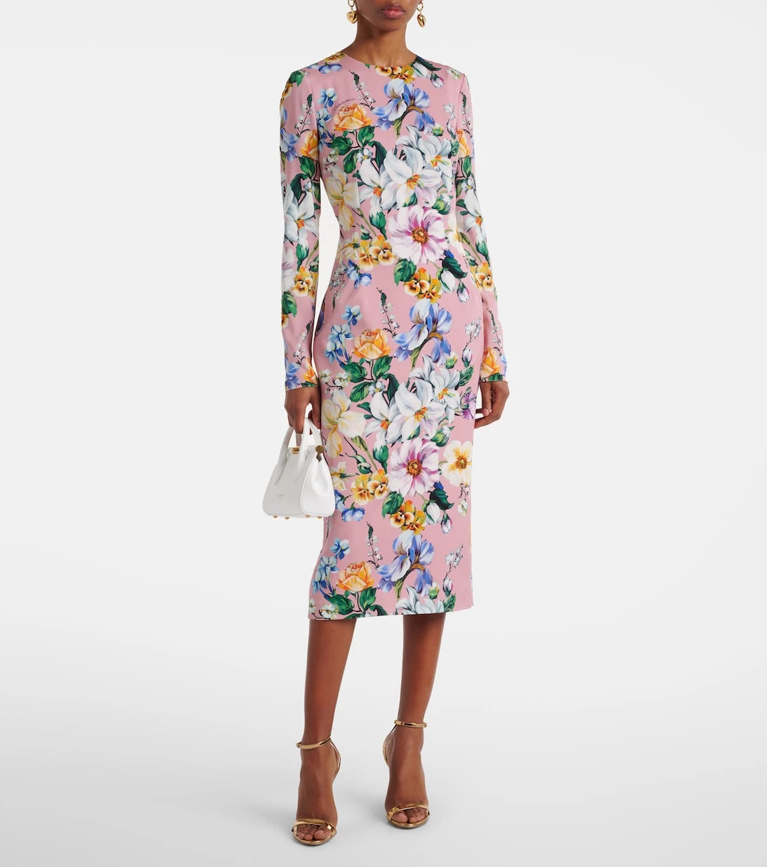Dolce&Gabbana - Floral silk-blend midi dress