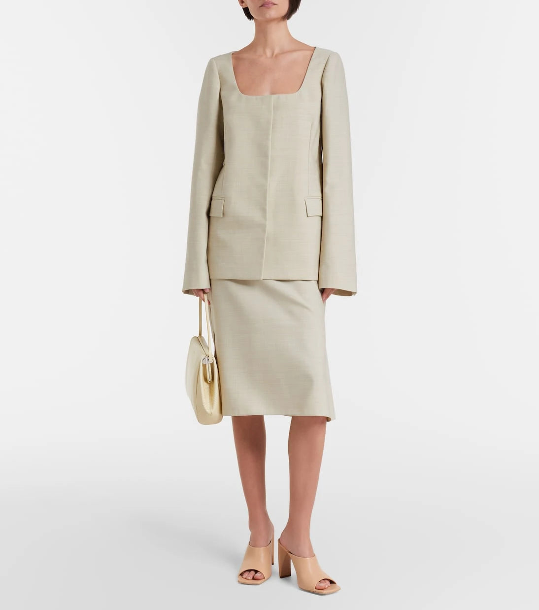 Calvin Klein Collection - Palma leather mules