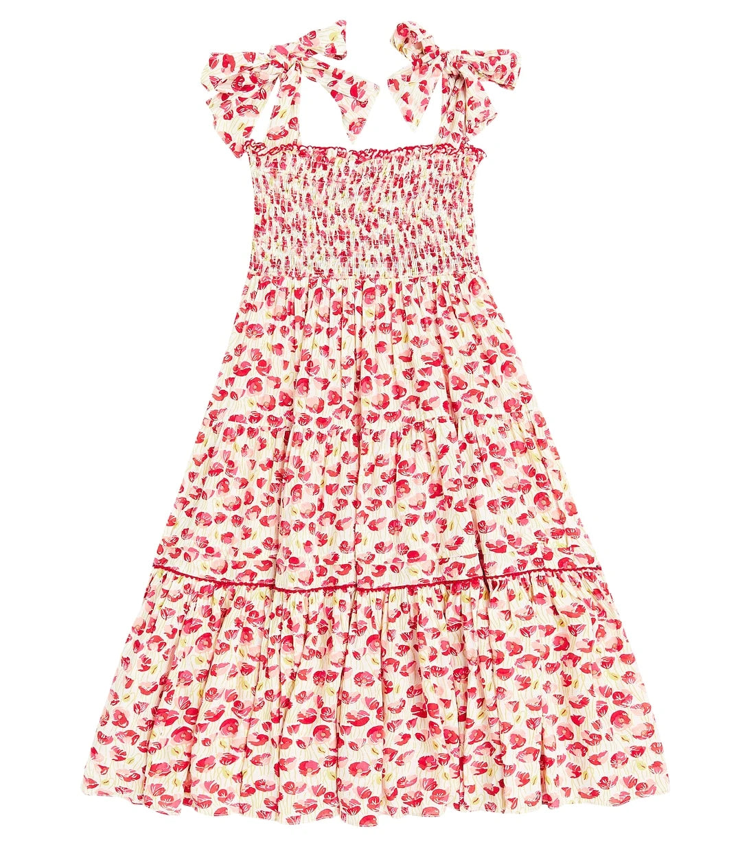 Poupette St Barth Kids - Trini printed shirred dress