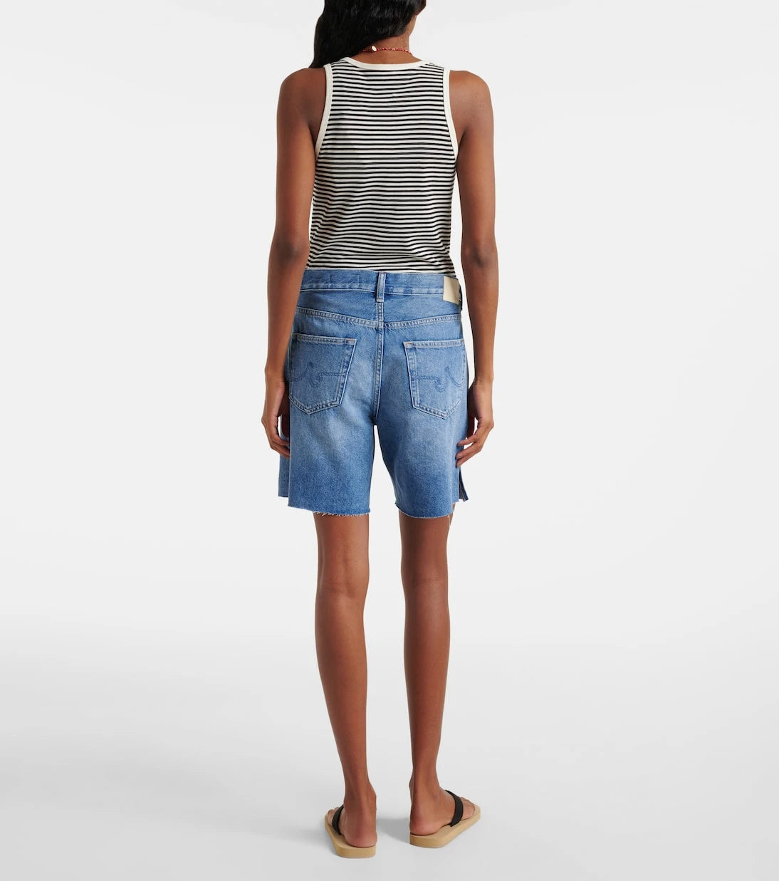 AG Jeans - Ex-Boyfriend denim Bermuda shorts