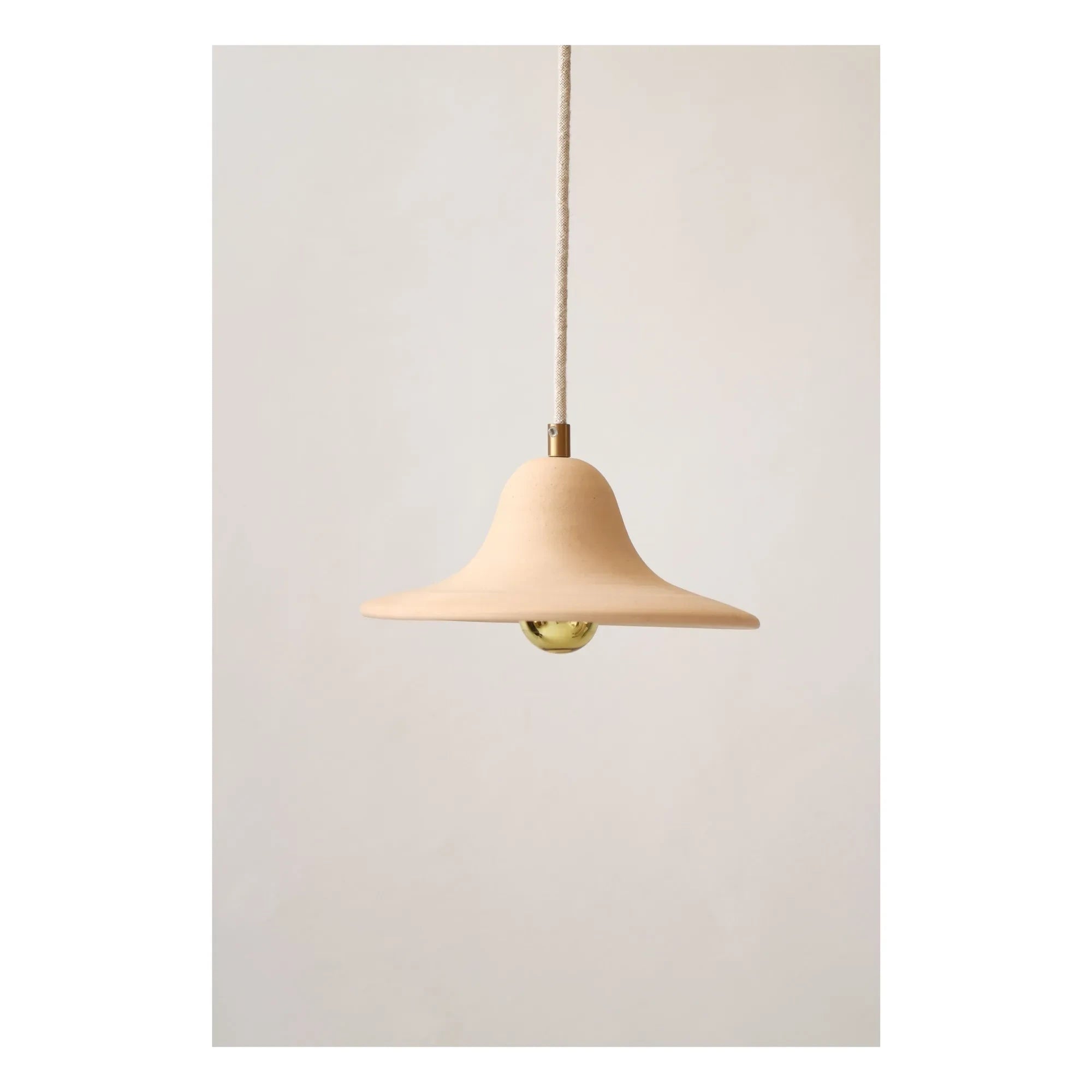 Masamé - Gigaro ceramic suspension lamp | Terracotta
