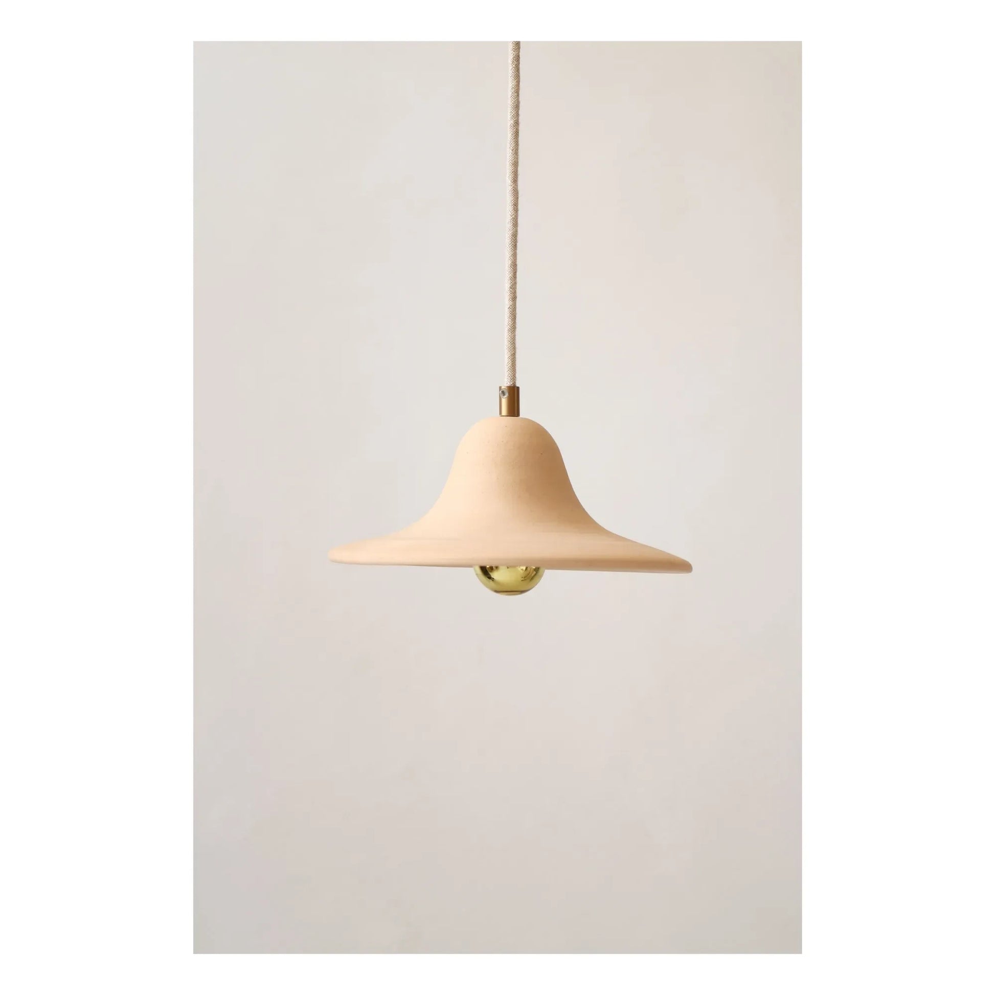 Masamé - Gigaro ceramic suspension lamp | Terracotta