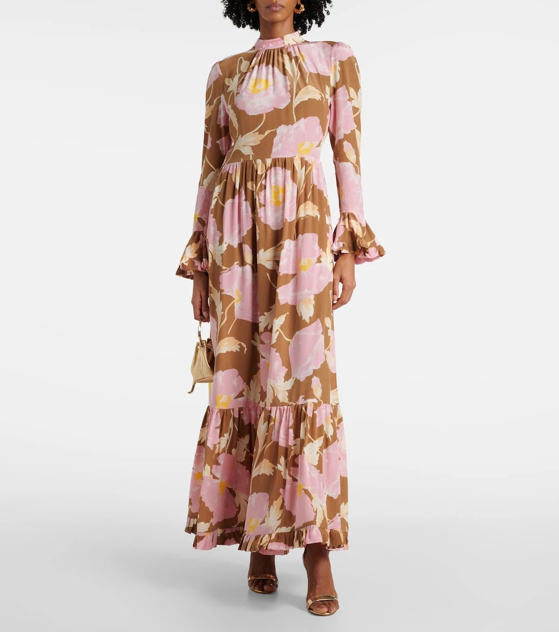 La DoubleJ - Visconti silk crêpe de chine maxi dress