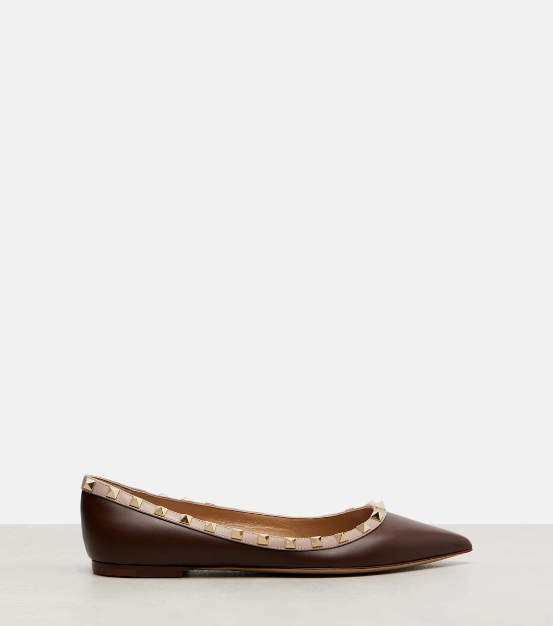 Valentino Garavani - Rockstud leather ballet flats
