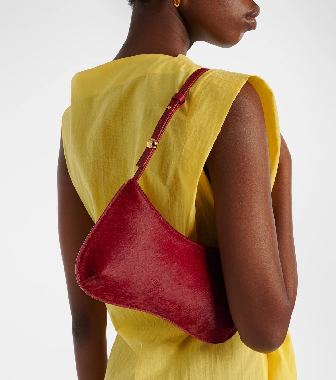 Jacquemus - Bisou calf hair shoulder bag