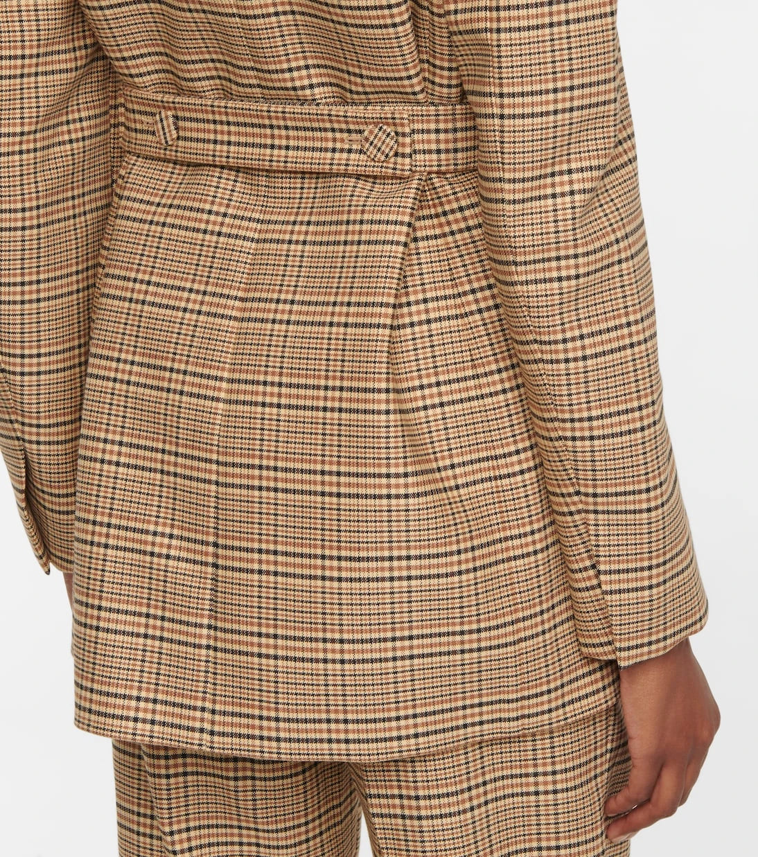 Altuzarra - MacGuffin checked wool and cotton-blend blazer