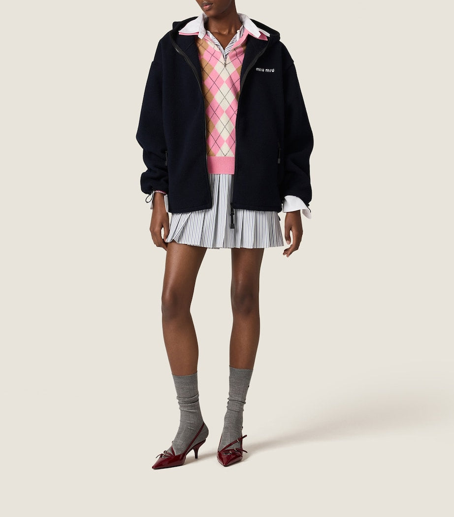 Cotton Poplin Stripe Mini Dress