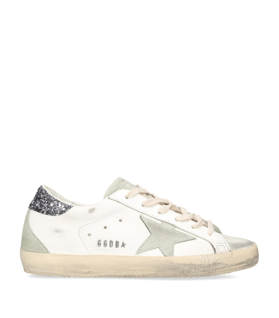Golden Goose White Leather Superstar Sneakers