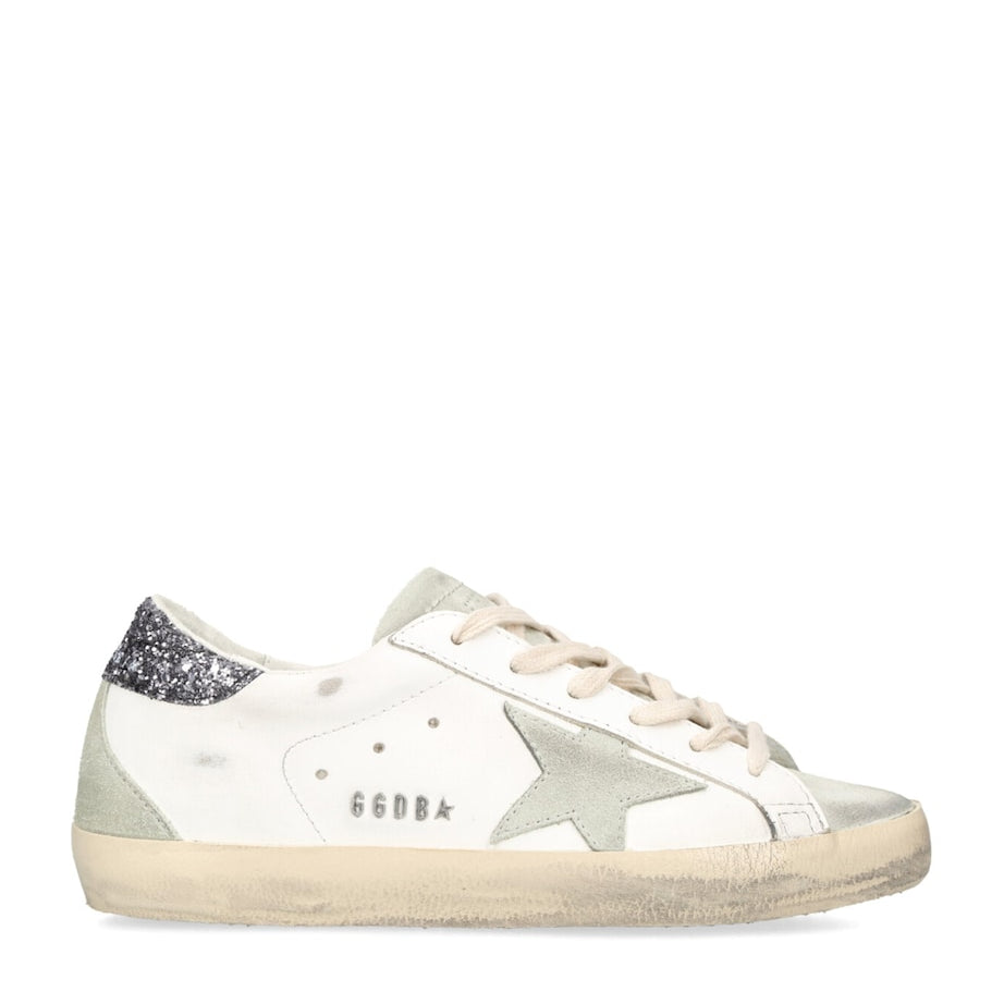 Golden Goose White Leather Superstar Sneakers