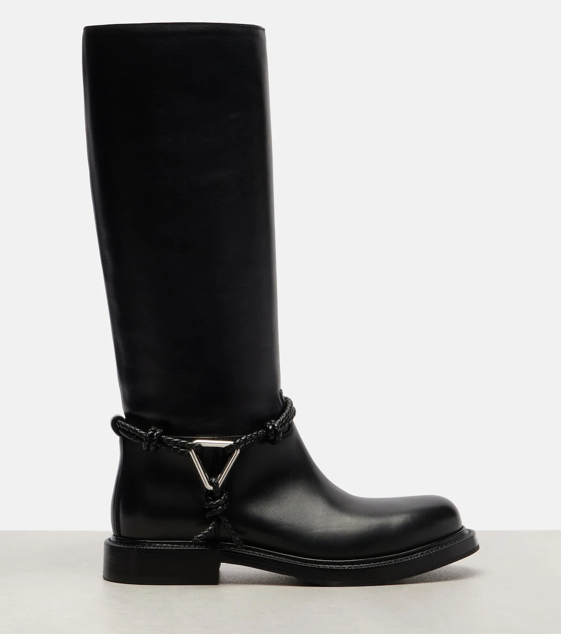 Bottega Veneta - James leather knee-high boots