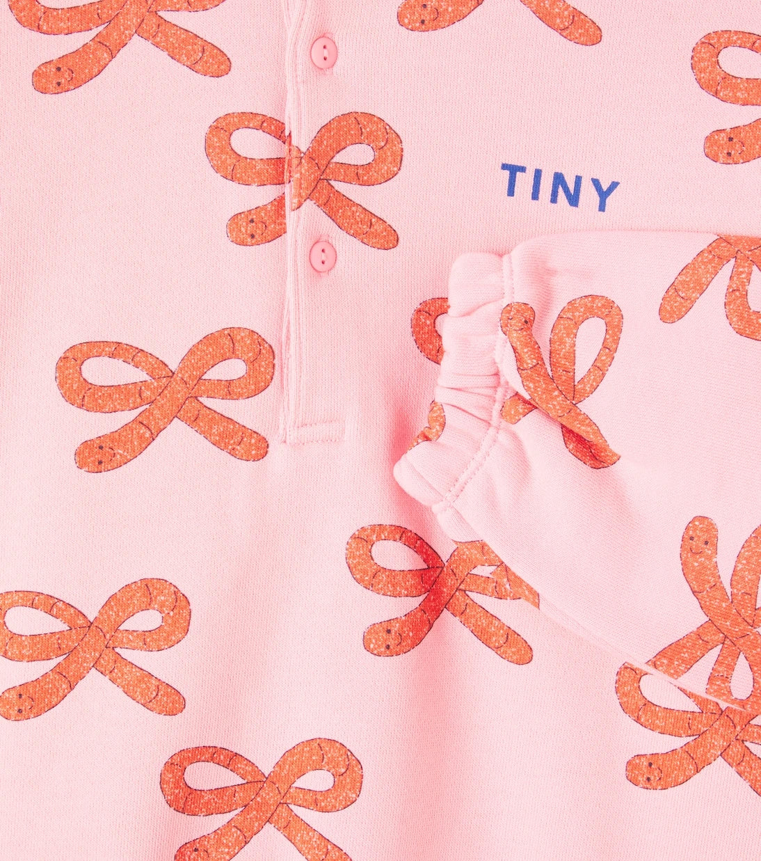 Tinycottons - Worms printed cotton jersey sweatshirt