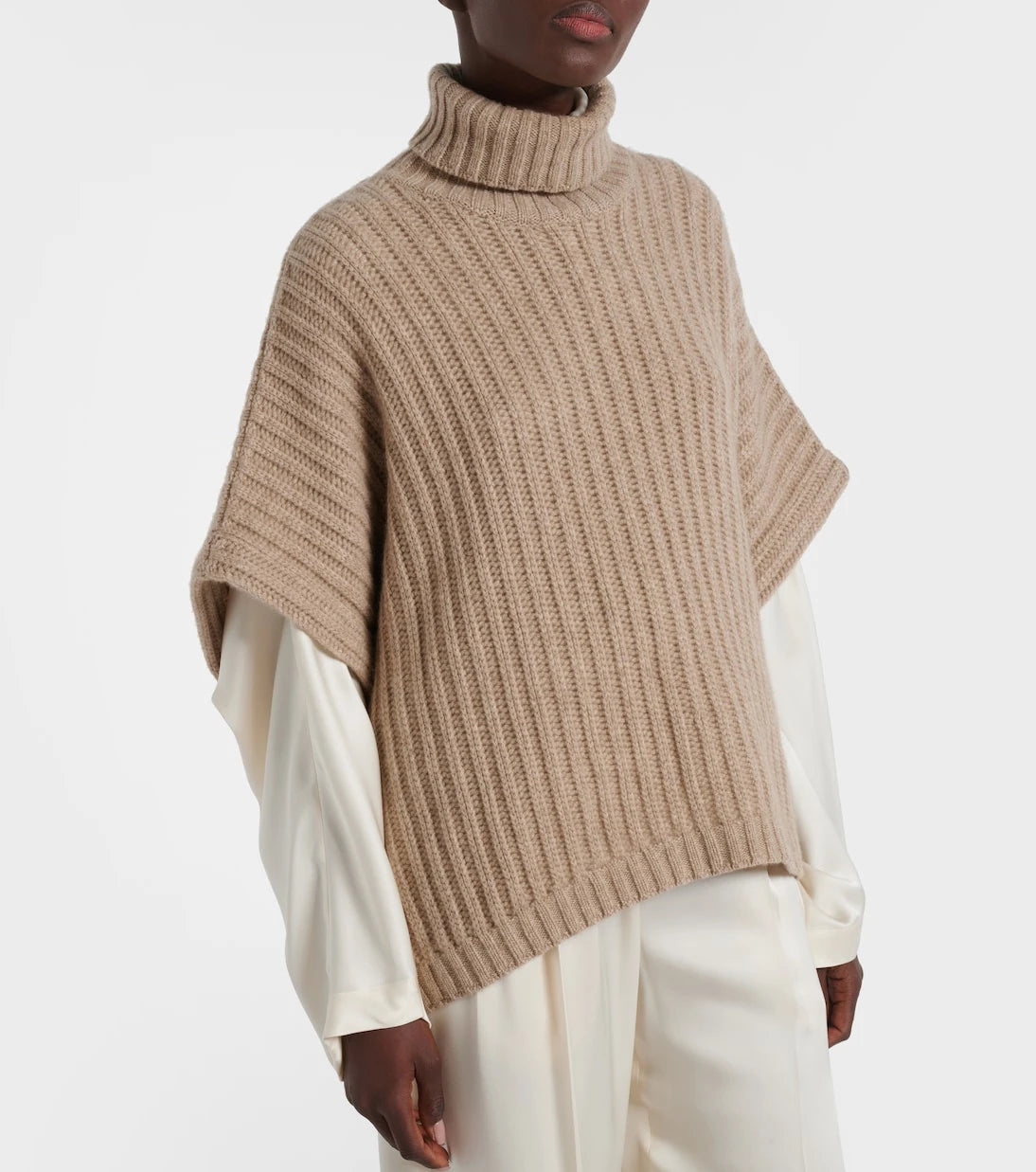 Brunello Cucinelli - Ribbed-knit cashmere turtleneck sweater