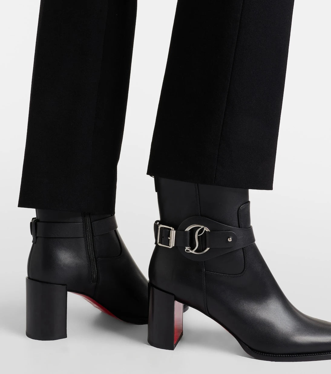 Christian Louboutin - Dianouchette 70 leather ankle boots