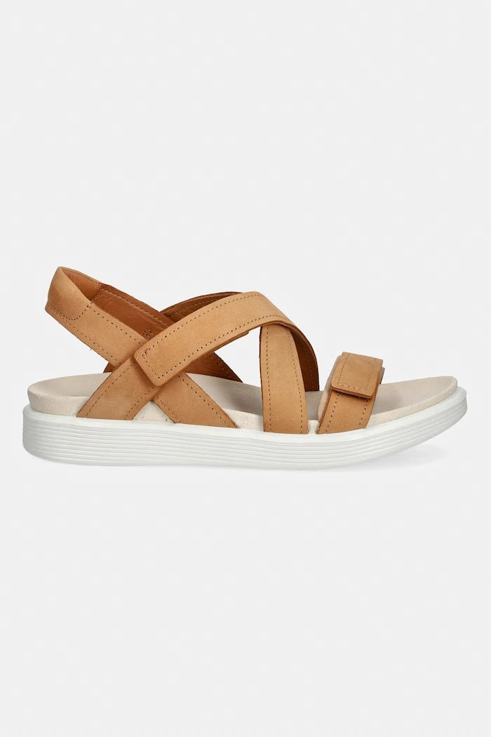 Сандали от набук Ecco Soft Sandal W