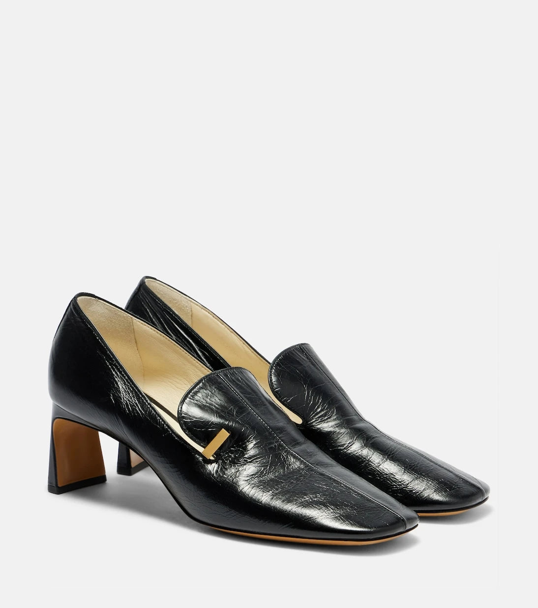 Phoebe Philo - Leather loafer pumps